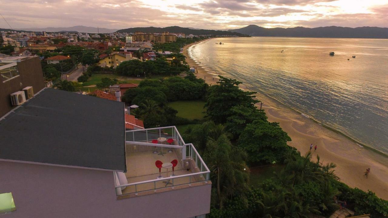 Mergulho No Mar De Jurere Com Vista Frontal Florianópolis Exterior foto