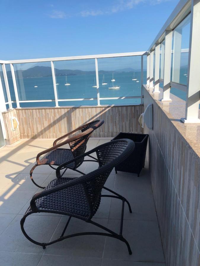Mergulho No Mar De Jurere Com Vista Frontal Florianópolis Exterior foto